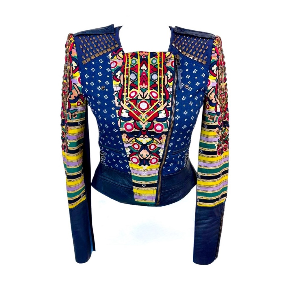 BCBGMaxAzria Embellished Novak Runway Jacket